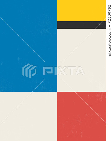 Modern Poster Art. Abstract Wall Art. Digital Interior Decoration Art with Grunge texture. 72200792
