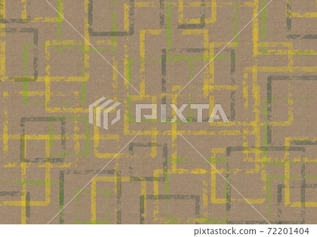 Retro square pattern written on canvas Retro square pattern written on canvas 72201404