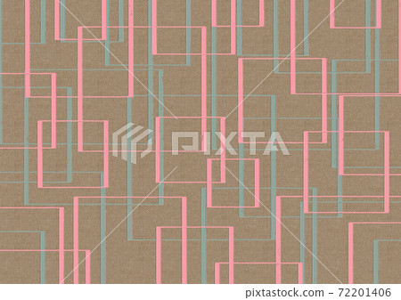 復古方形圖案寫在畫布上 72201406