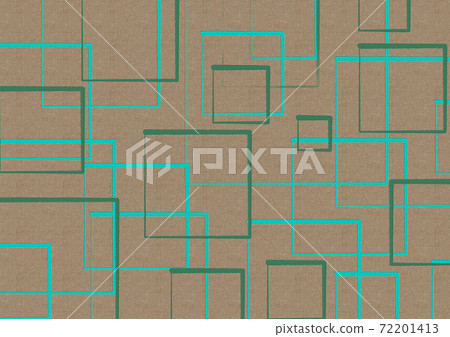Retro square pattern written on canvas Retro square pattern written on canvas 72201413