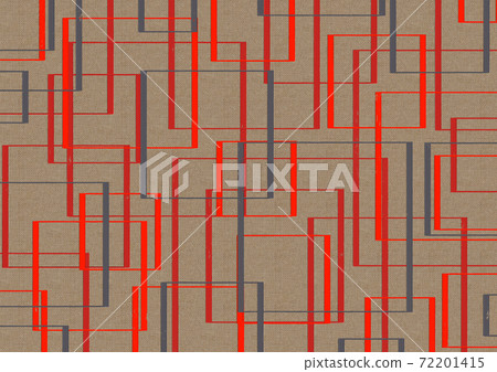 Retro square pattern written on canvas Retro square pattern written on canvas 72201415