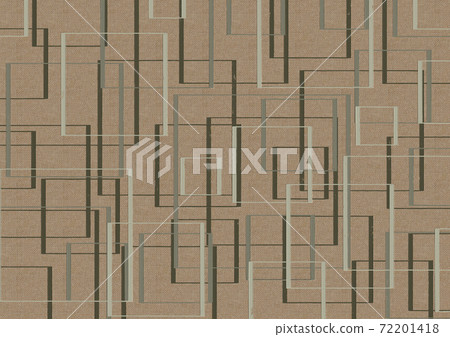 Retro square pattern written on canvas Retro square pattern written on canvas 72201418