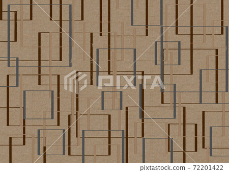 Retro square pattern written on canvas Retro square pattern written on canvas 72201422