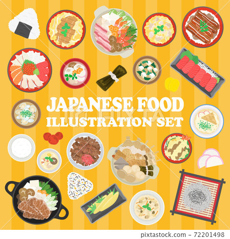 日本食品的插圖集 日本食品的插圖集 72201498