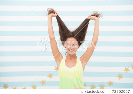 Charming hairdo. Growing hair. Funny hairstyle instantly Charming hairdo. Growing hair. Funny hairstyle instantly 72202067