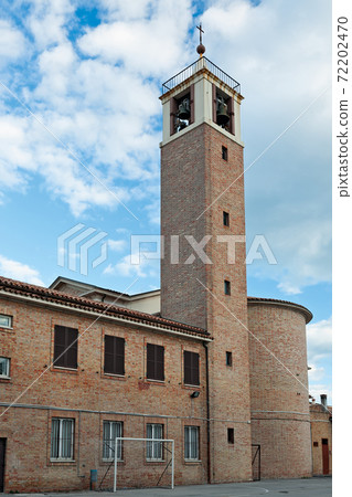Marotta, the back side of the church Marotta, the back side of the church 72202470