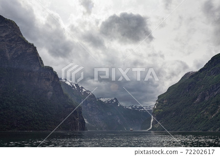 Geiranger at the end of the Sunnylvsfjorden, Norway Geiranger at the end of the Sunnylvsfjorden, Norway 72202617