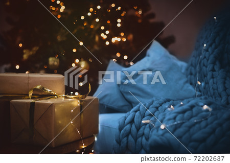 Christmas Eve card, dark moody, no people Christmas Eve card, dark moody, no people 72202687