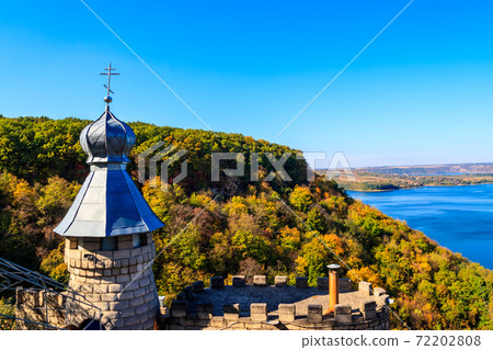 Galician Cave St. Nicholas Monastery located on a bank of the Dniester river in Halytsya village, Chernivtsi region, Ukraine Galician Cave St. Nicholas Monastery located on a bank of the Dniester river in Halytsya village, Chernivtsi region, Ukraine 72202808
