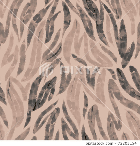 Watercolor stripes forming zebra skin ornament. Simple geometric seamless pattern made of wavy lines. Watercolor stripes forming zebra skin ornament. Simple geometric seamless pattern made of wavy lines. 72203154