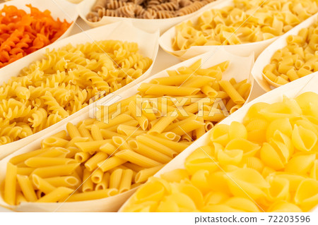 Various kind of pasta Various kind of pasta 72203596