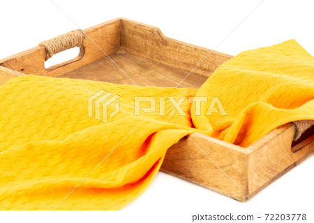 Wooden board and towel Wooden board and towel 72203778