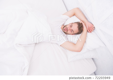 Healthy sleep concept. Tips promoting healthful sleep 72203949