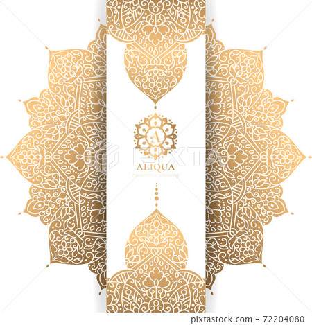 Luxury invitation with vector mandala pattern. Luxury invitation with vector mandala pattern. 72204080