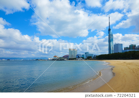 海濱麻地海濱公園馬里宗等福岡塔 72204321