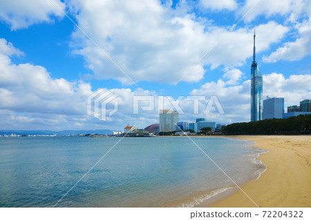 海濱麻地海濱公園馬里宗等福岡塔 72204322