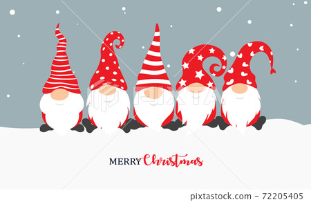 gnome santa hats