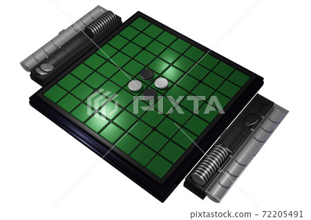 Othello (Reversi) CG transparent material Othello (Reversi) CG transparent material 72205491