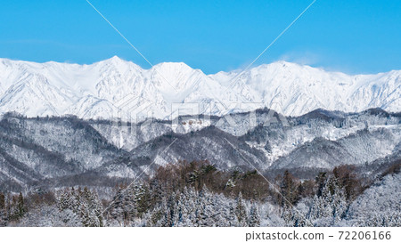 冬天的白馬山（來自長野縣小川村） 72206166