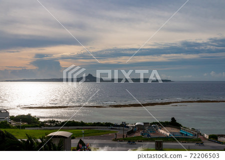 從沖繩美麗海水族館看的風景 從沖繩美麗海水族館看的風景 72206503