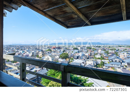 Sakai cityscape seen from Maruoka castle Sakai cityscape seen from Maruoka castle 72207301