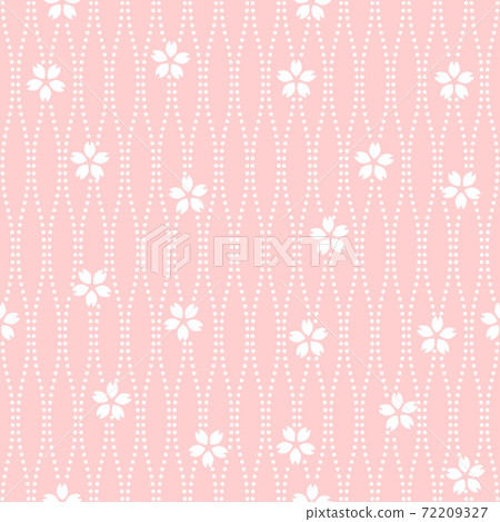 Tachibana pattern, cherry blossoms, seamless background texture, Japanese pattern, kimono pattern, yukata pattern 72209327