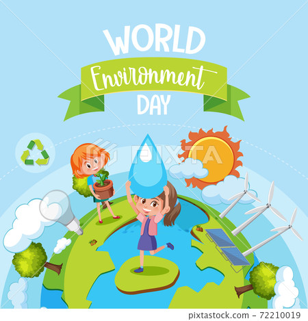 World environment day icon World environment day icon 72210019