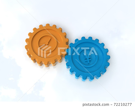 齒輪CG圖表示的時間和金錢的平衡 72210277