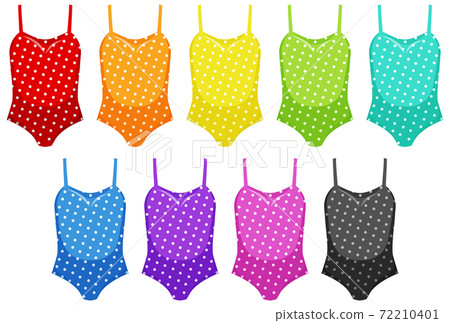 Isolated female one piece swimsuit Isolated female one piece swimsuit 72210401