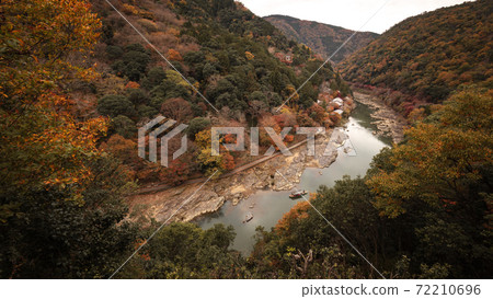 京都府嵐山公園龜山區天文台秋葉 72210696