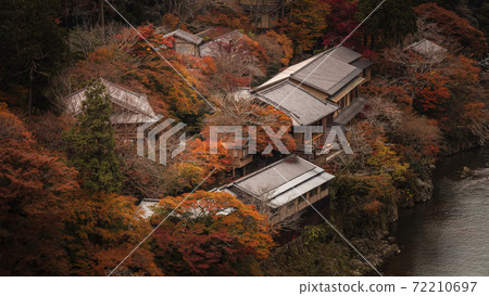 京都府嵐山公園龜山區天文台秋葉 京都府嵐山公園龜山區天文台秋葉 72210697