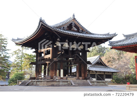 Todaiji Shoro in autumn colors World Heritage National Treasure Nara City Nara Prefecture 72220479