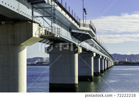 岡山縣倉敷市倉敷湊大橋 72222218