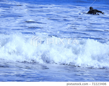 Waves and surfers 72223406