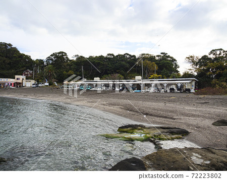 神奈川縣三浦市湘南三浦半島油罐的冬天 神奈川縣三浦市湘南三浦半島油罐的冬天 72223802