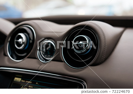 panel in auto new machine close-up 72224670