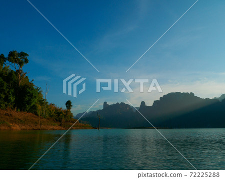 Lake Chao Lan in the morning sun (Khao Sok, Surat Thani Province, Kingdom of Thailand) Lake Chao Lan in the morning sun (Khao Sok, Surat Thani Province, Kingdom of Thailand) 72225288