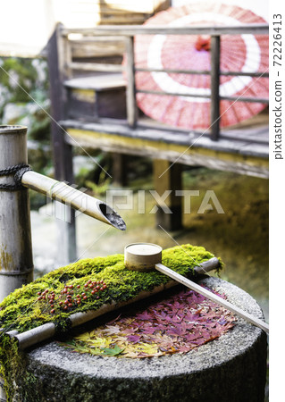 [Autumn] Yanagidani Kannon Hanatemizu and Umbrella 72226413
