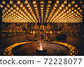 Hiroshima Prefecture Miyajima Daishoin Daibutsu and candles 72228077