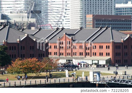 View of the brick warehouse from Yokohama Osanbashi 72228205
