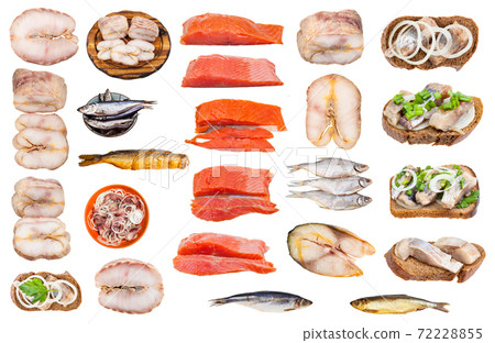 open sandwich salted herring and onion isolated open sandwich salted herring and onion isolated 72228855