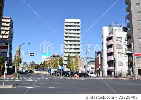 Cityscape in front of Otorii Station in Ota Ward 72229408
