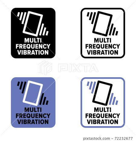 "Multi frequency vibration" function, therapy devices and instruments information sign 72232677