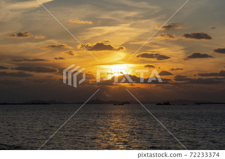 日落，松島，仁川 72233374