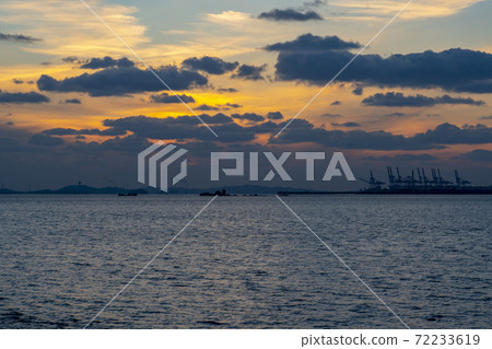 日落，松島，仁川 72233619