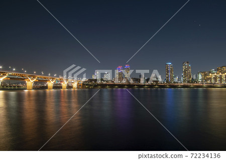 清潭橋,漢江,首爾 清潭橋,漢江,首爾 72234136