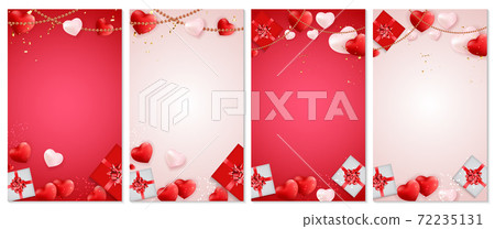 Valentine's Day Love and Feelings banner... - Stock Illustration [72235131]  - PIXTA