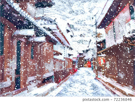 Tomo no Ura胡同中的雪 72236846