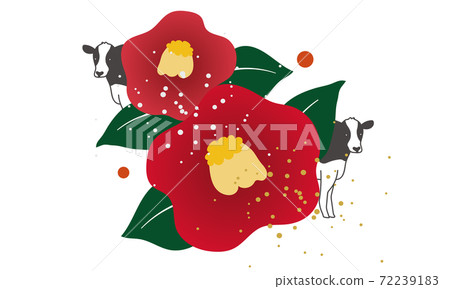 New Year's card Ox template 2021 New Year's card Ox template 2021 72239183