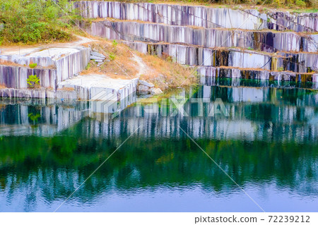 Maeyama quarry site and lake 72239212